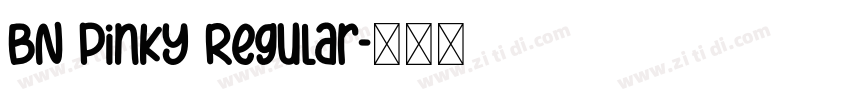 BN Pinky Regular字体转换